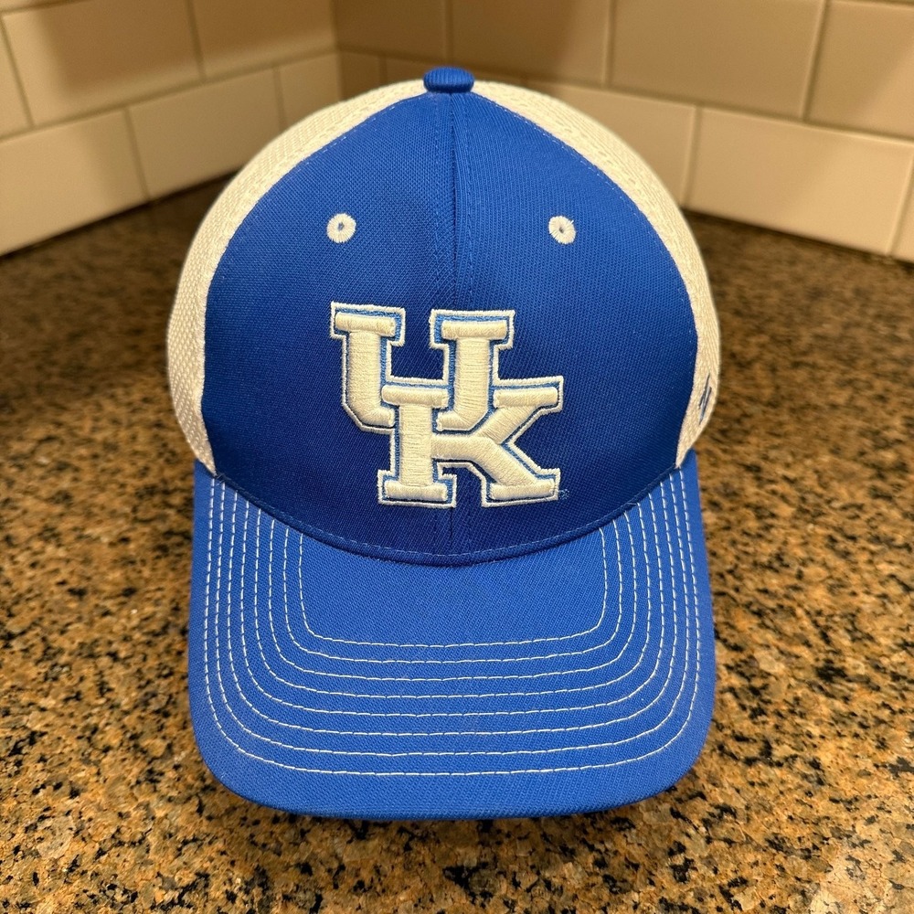 Kentucky Wildcats Hat Zephyr Men's Large Blue White Mesh Cap